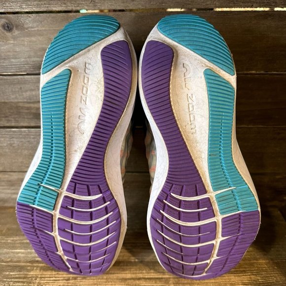 Womens Nike Zoom Winflo 8 White‎ Athletic Running Sneakers Shoes Size 9 M GUC - Picture 5 of 6